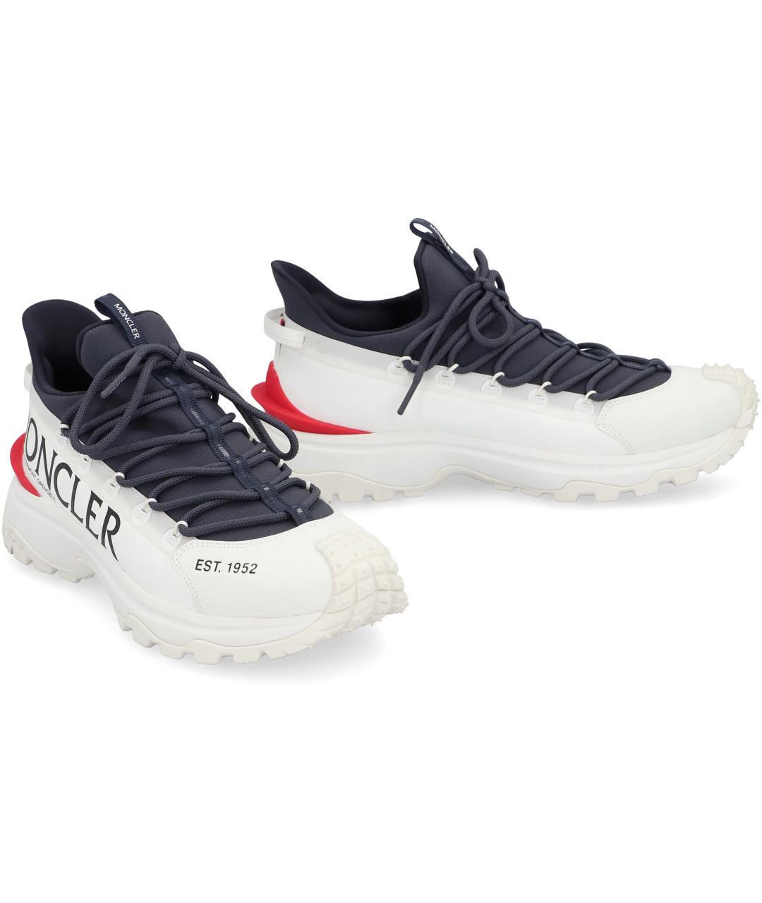 MONCLER Мульти синтетические низкие кроссовки / кеды, фото 2