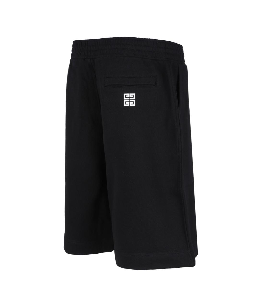 GIVENCHY Черные хлопковые шорты, фото 3