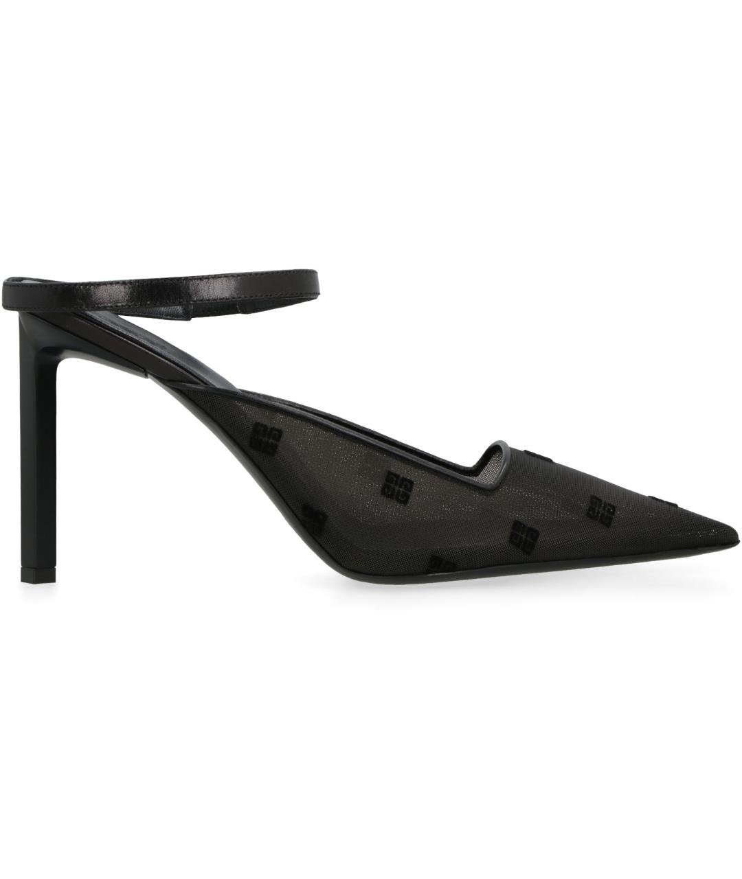 GIVENCHY Черные текстильные туфли, фото 2