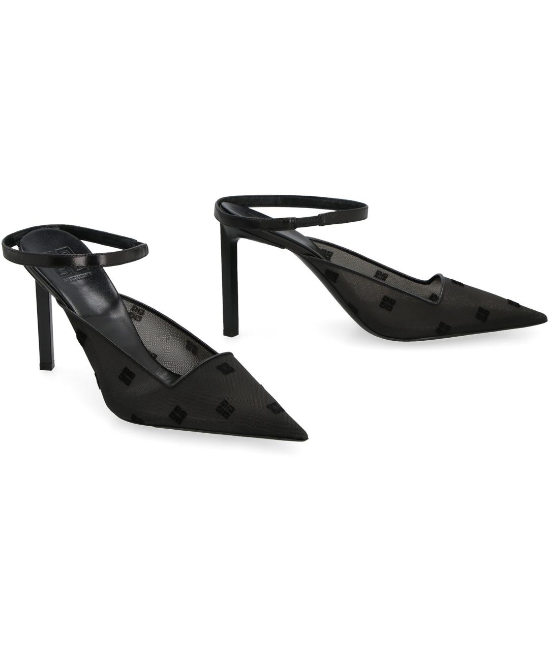 GIVENCHY Черные текстильные туфли, фото 3