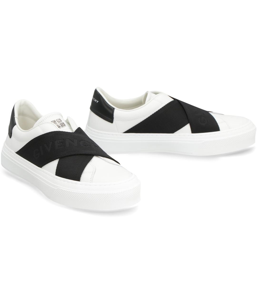 GIVENCHY Белые кожаные слипоны, фото 2