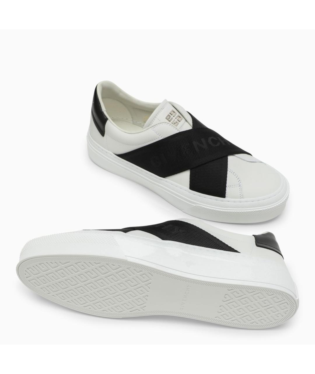 GIVENCHY Белые кожаные слипоны, фото 4