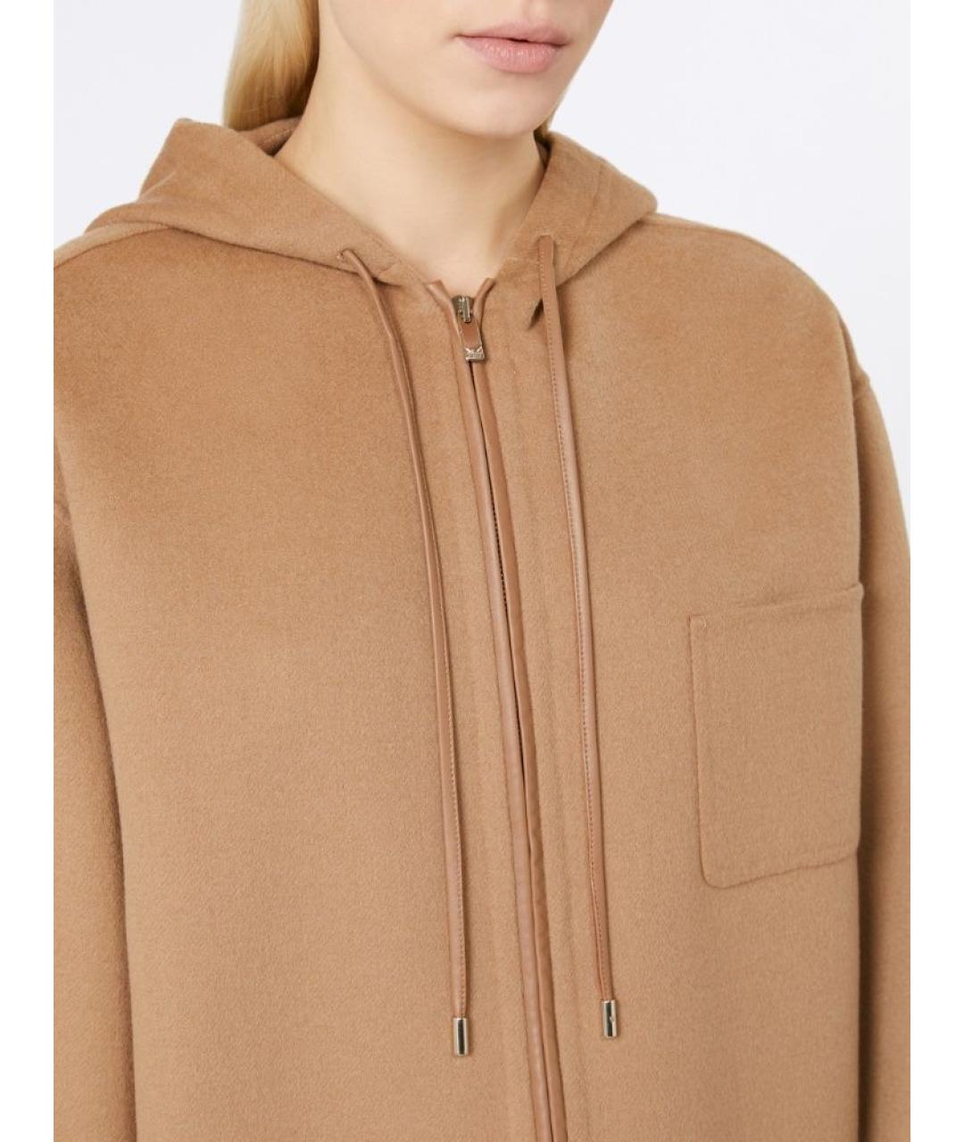 MAX MARA STUDIO Бежевая шерстяная куртка, фото 4