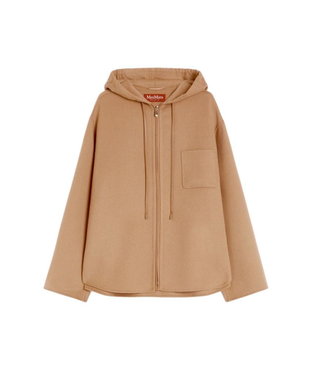 MAX MARA STUDIO Бежевая шерстяная куртка, фото 1