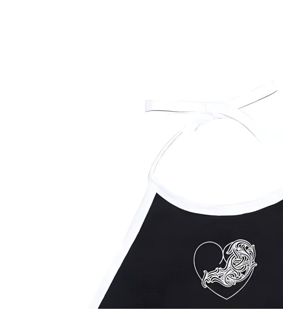 CHROME HEARTS Черная хлопковая майка, фото 6