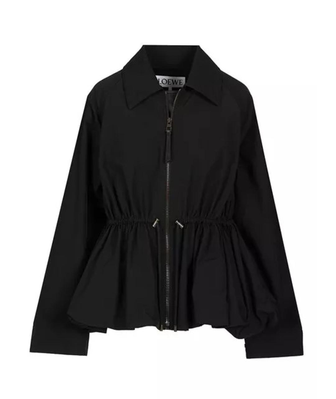 LOEWE Черная хлопковая куртка, фото 1