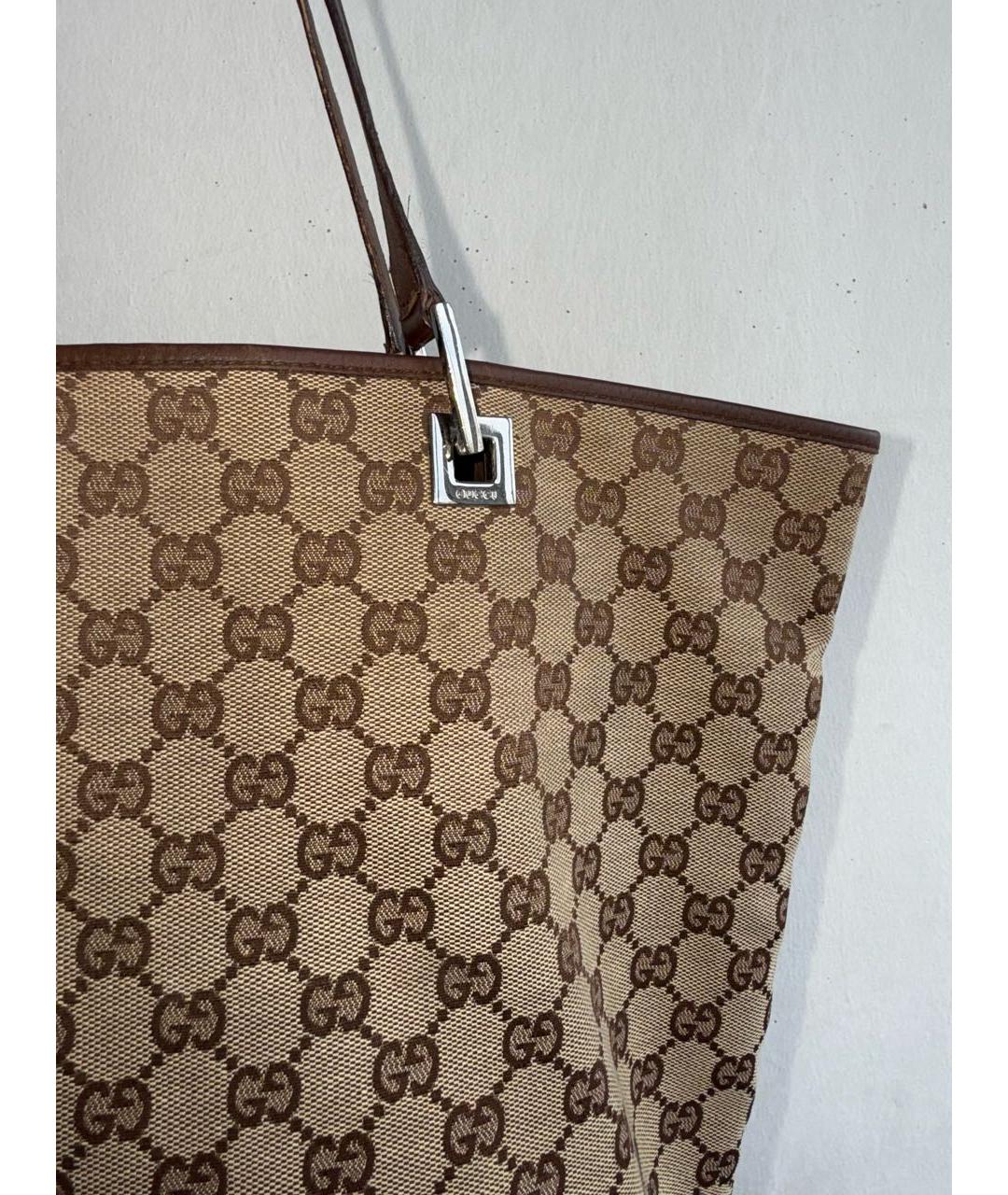 GUCCI Коричневая сумка тоут, фото 2