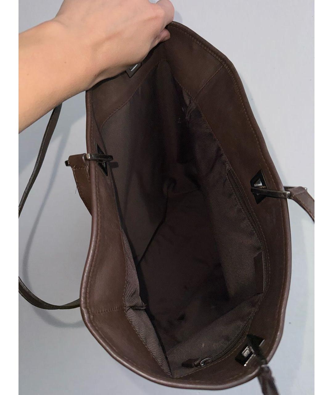 GUCCI Коричневая сумка тоут, фото 7