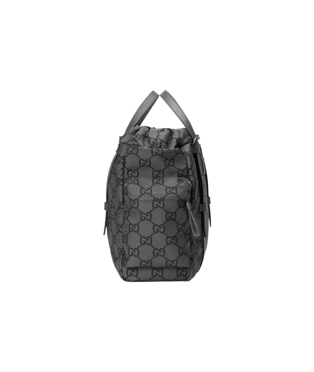 GUCCI Серая барсетка, фото 4