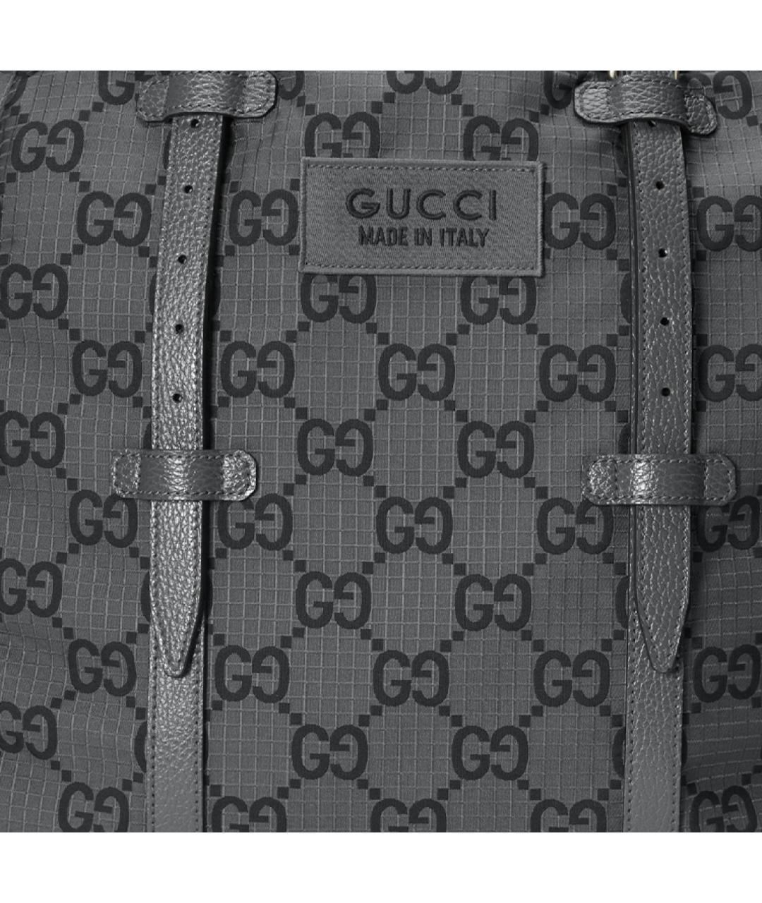 GUCCI Серая барсетка, фото 9
