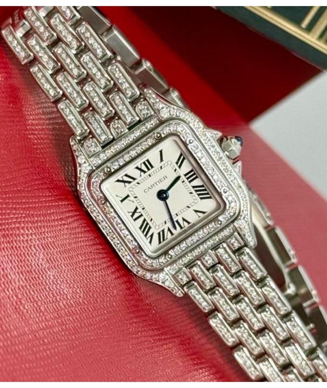 CARTIER Белые часы, фото 9