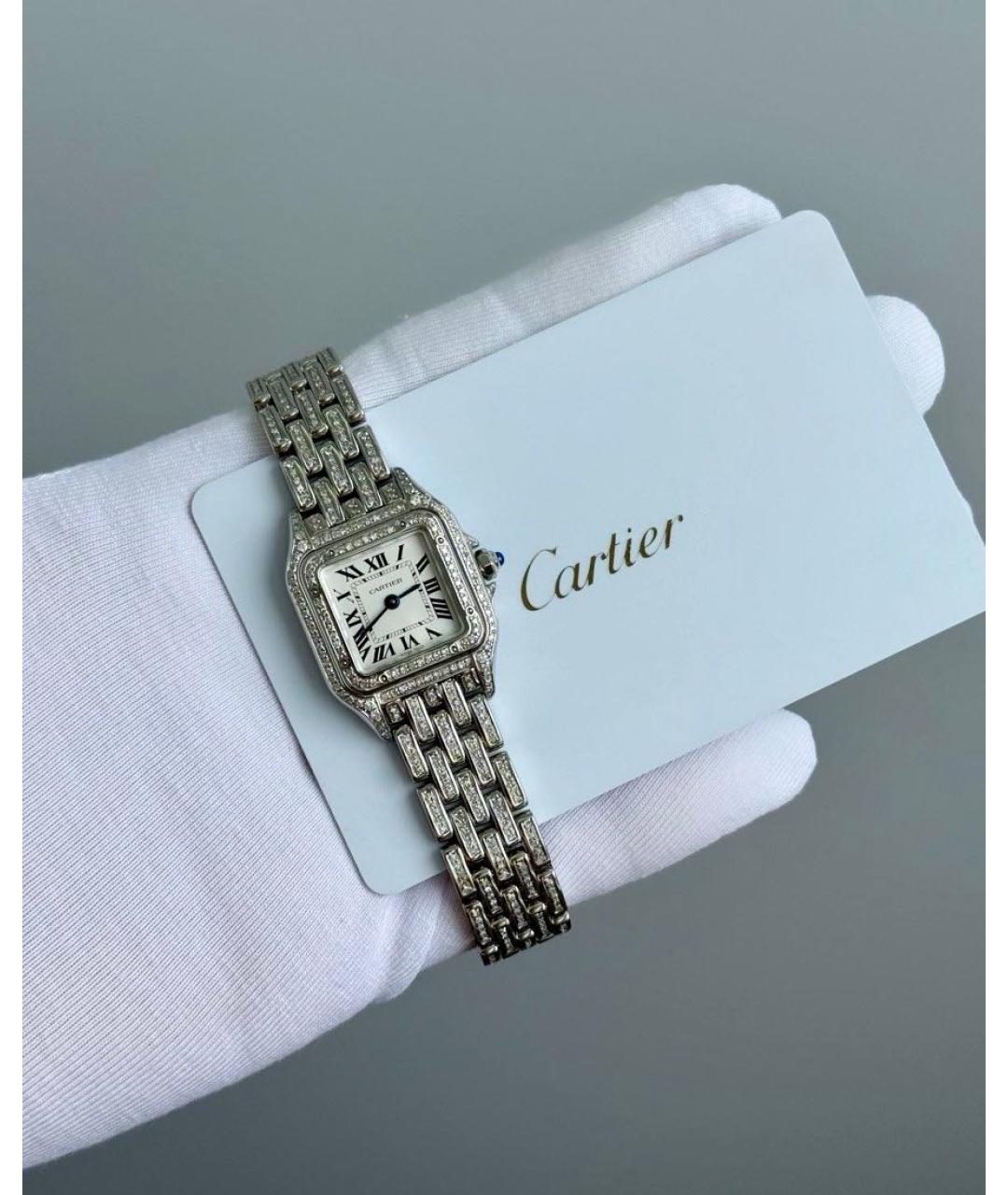 CARTIER Белые часы, фото 3