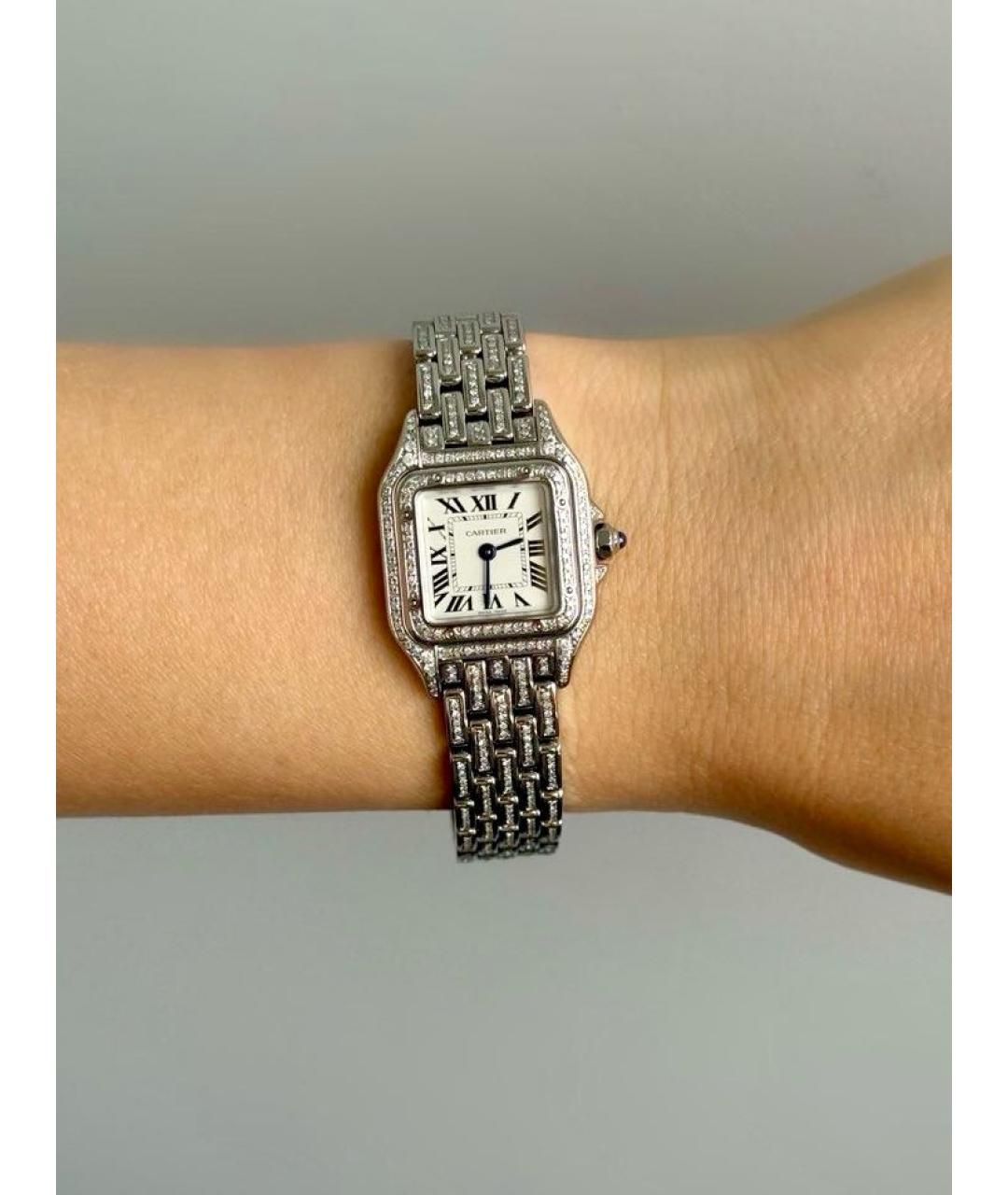 CARTIER Белые часы, фото 6
