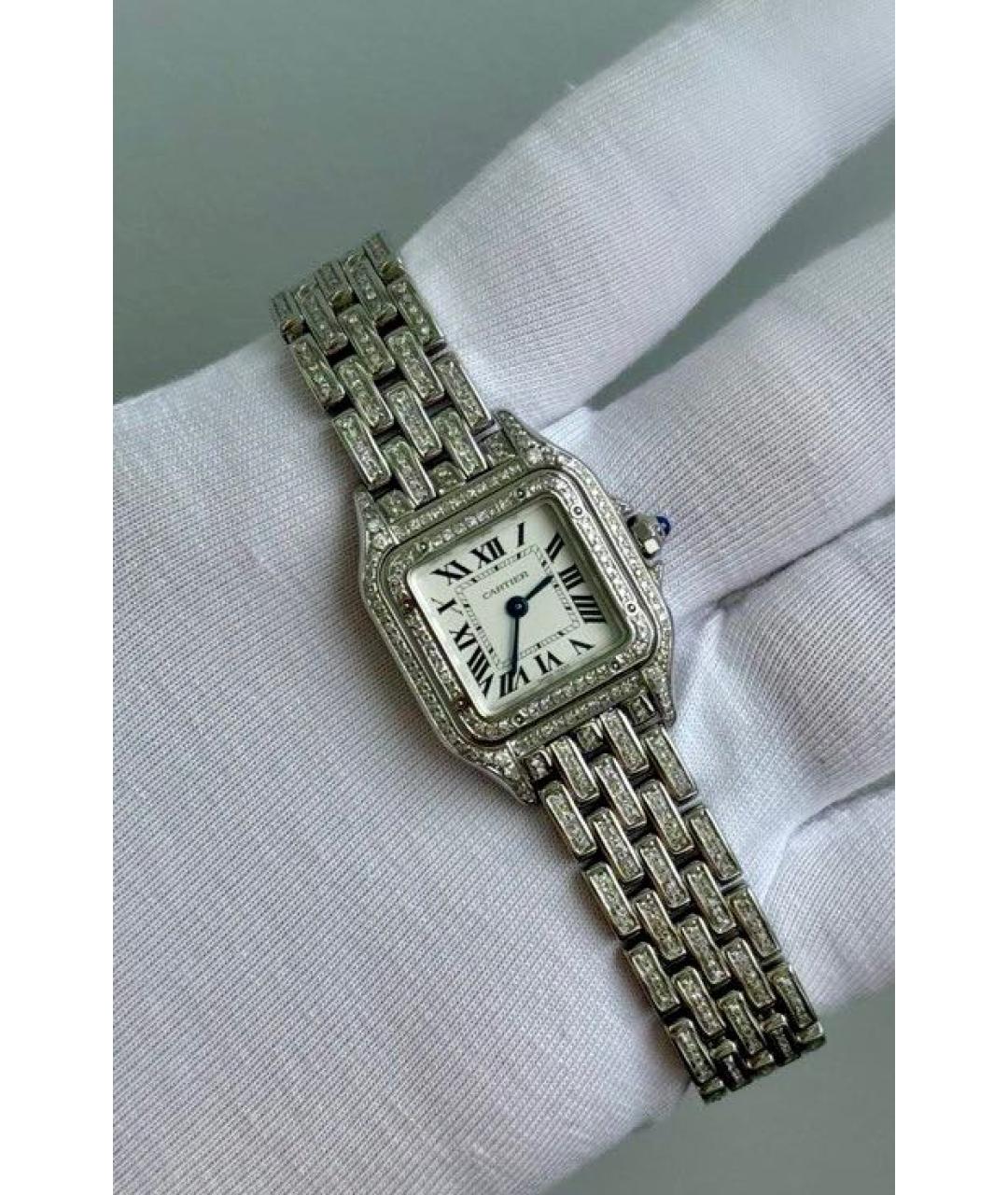 CARTIER Белые часы, фото 8