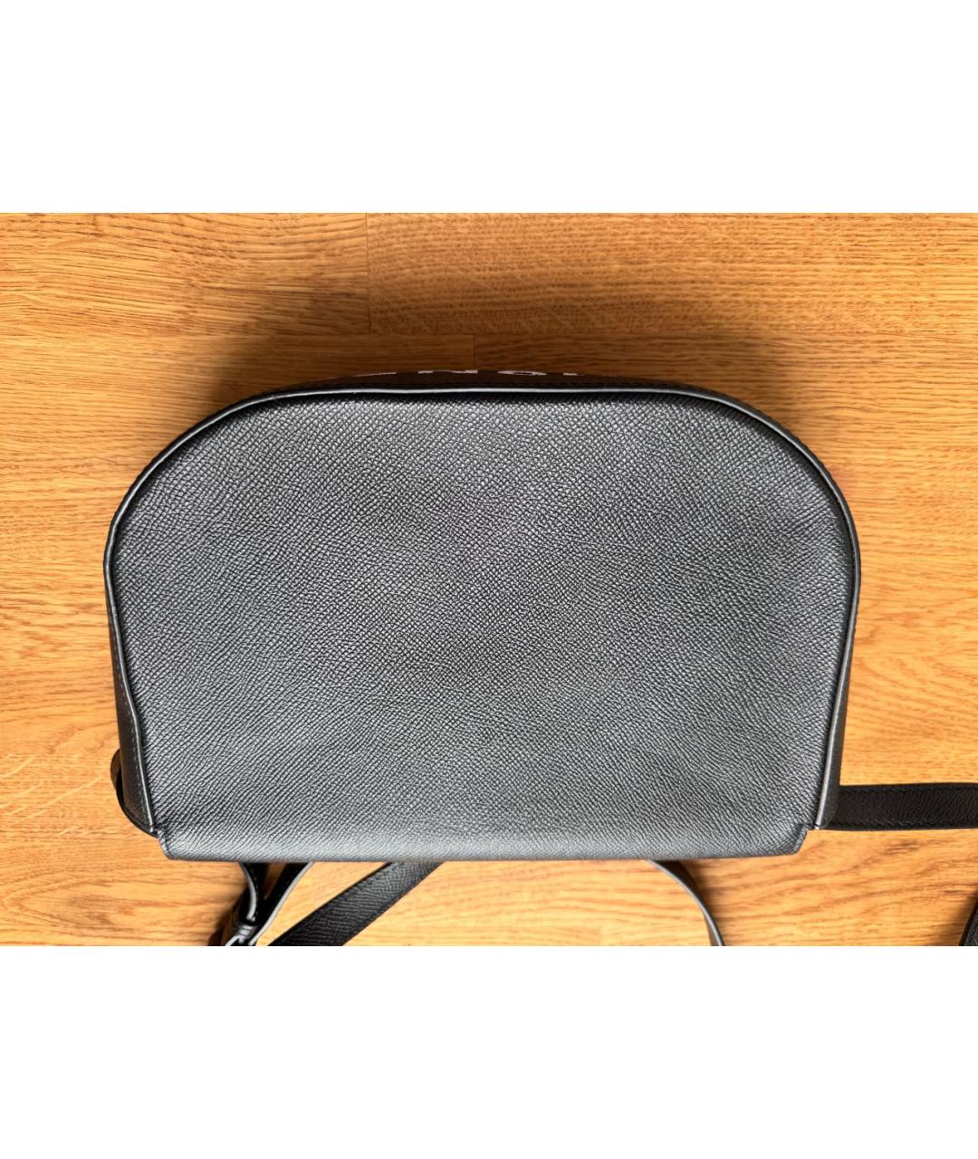 BALENCIAGA Черная кожаная сумка через плечо, фото 3