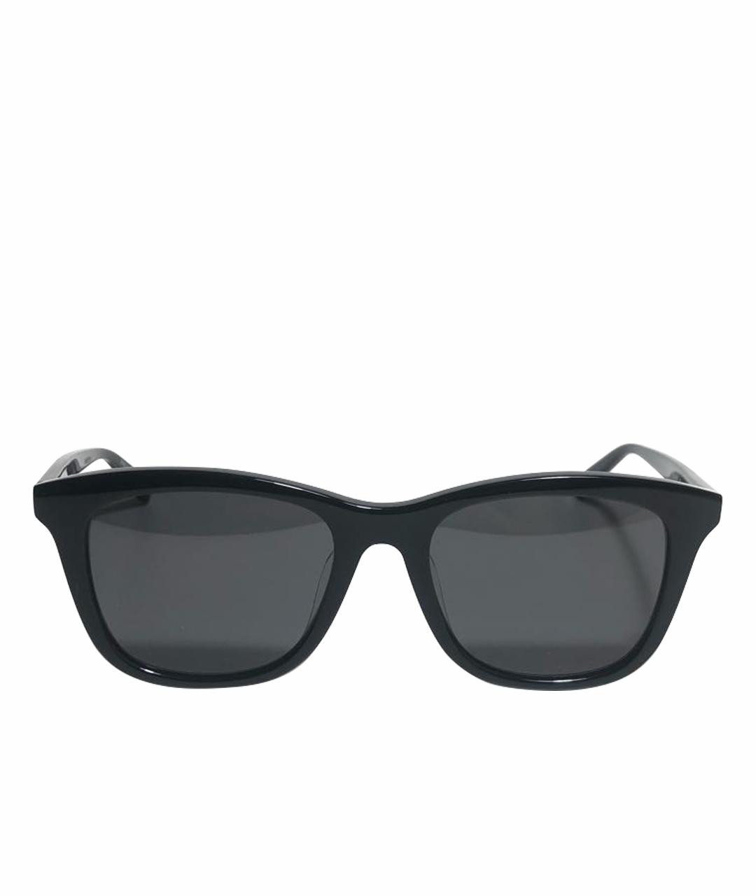 SAINT LAURENT Черные пластиковые солнцезащитные очки, фото 1