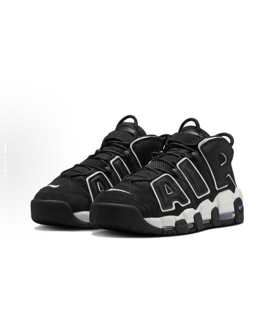 NIKE Черные кожаные кроссовки, фото 4