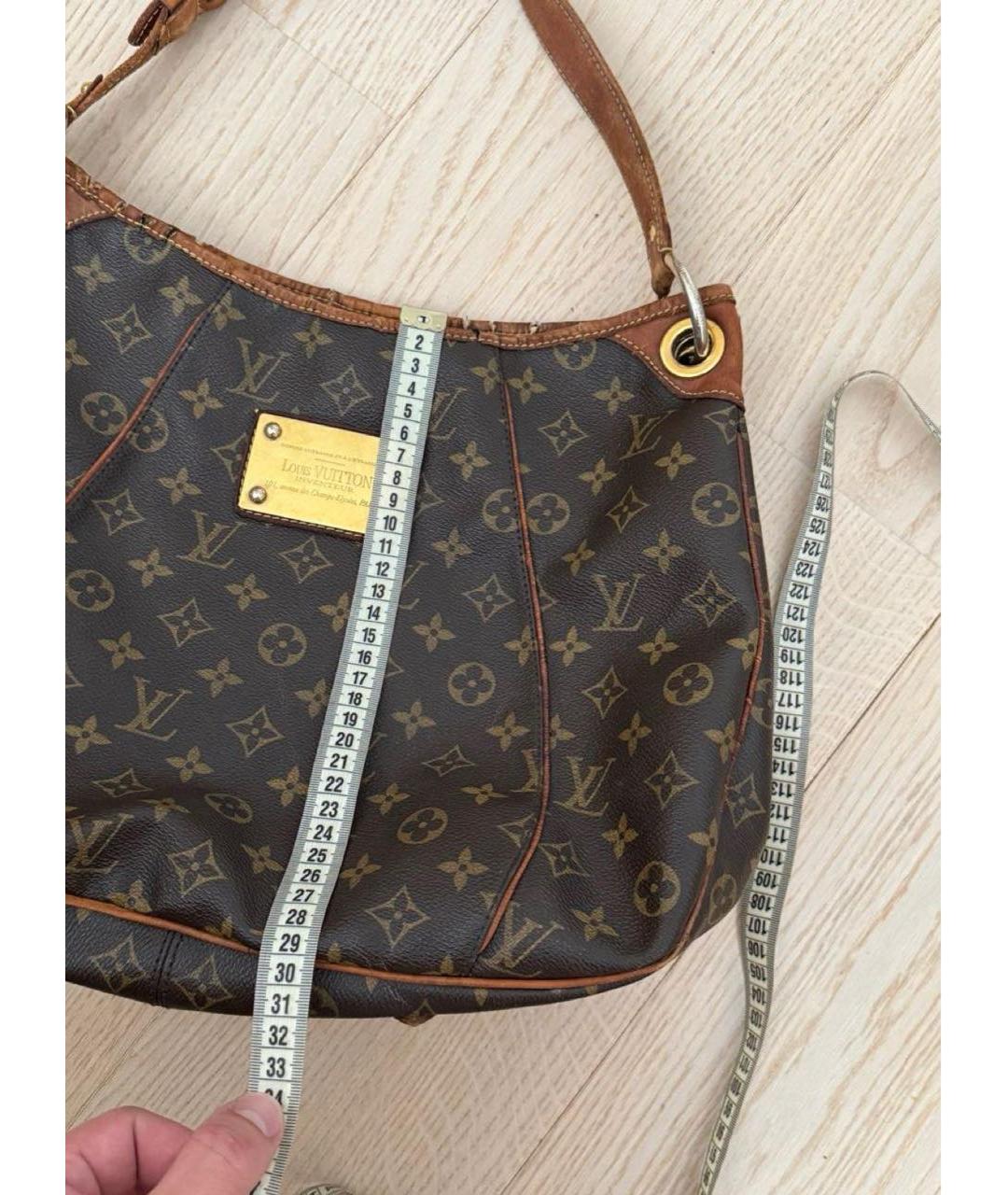 LOUIS VUITTON Коричневая сумка с короткими ручками, фото 2