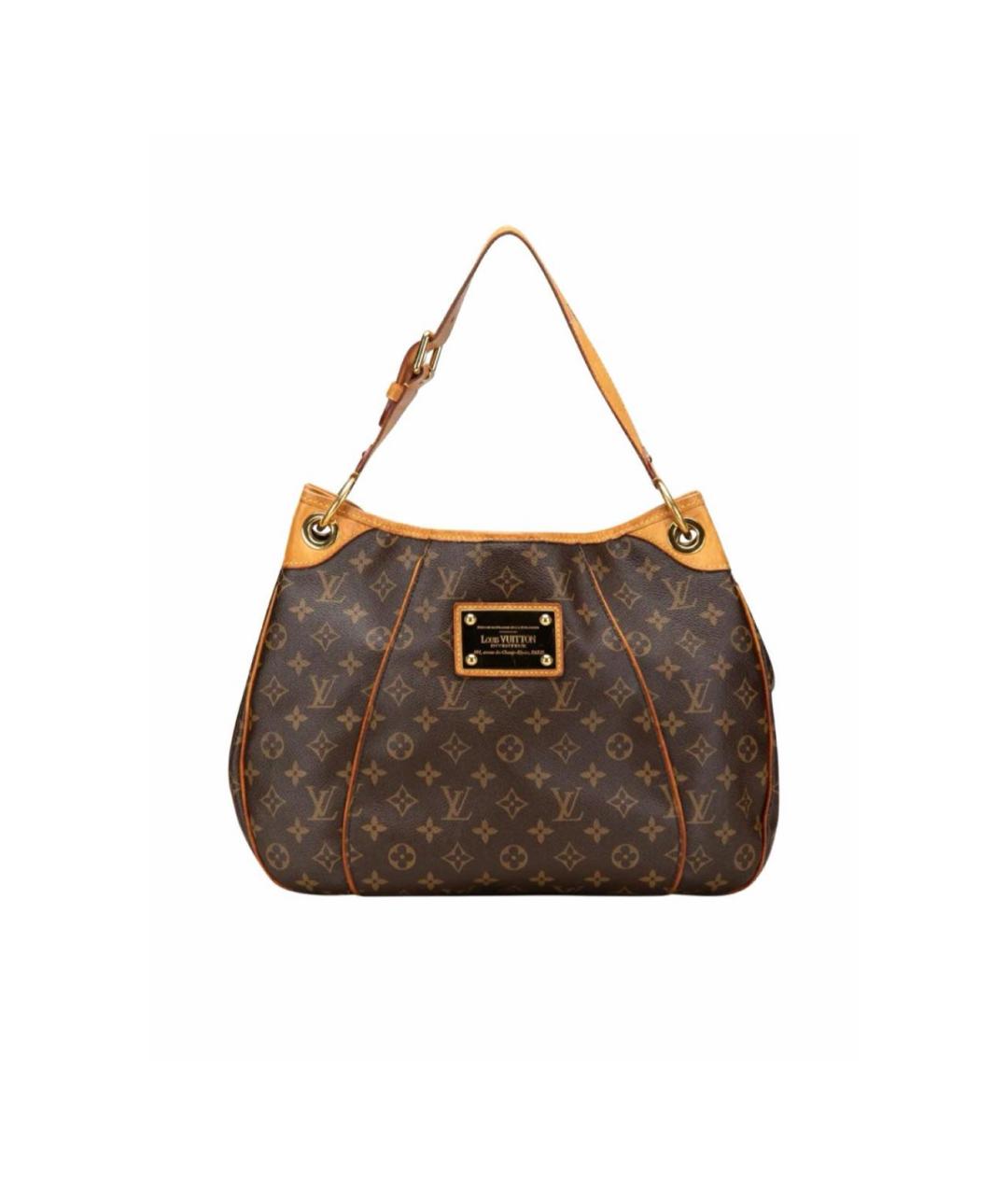 LOUIS VUITTON Коричневая сумка с короткими ручками, фото 1