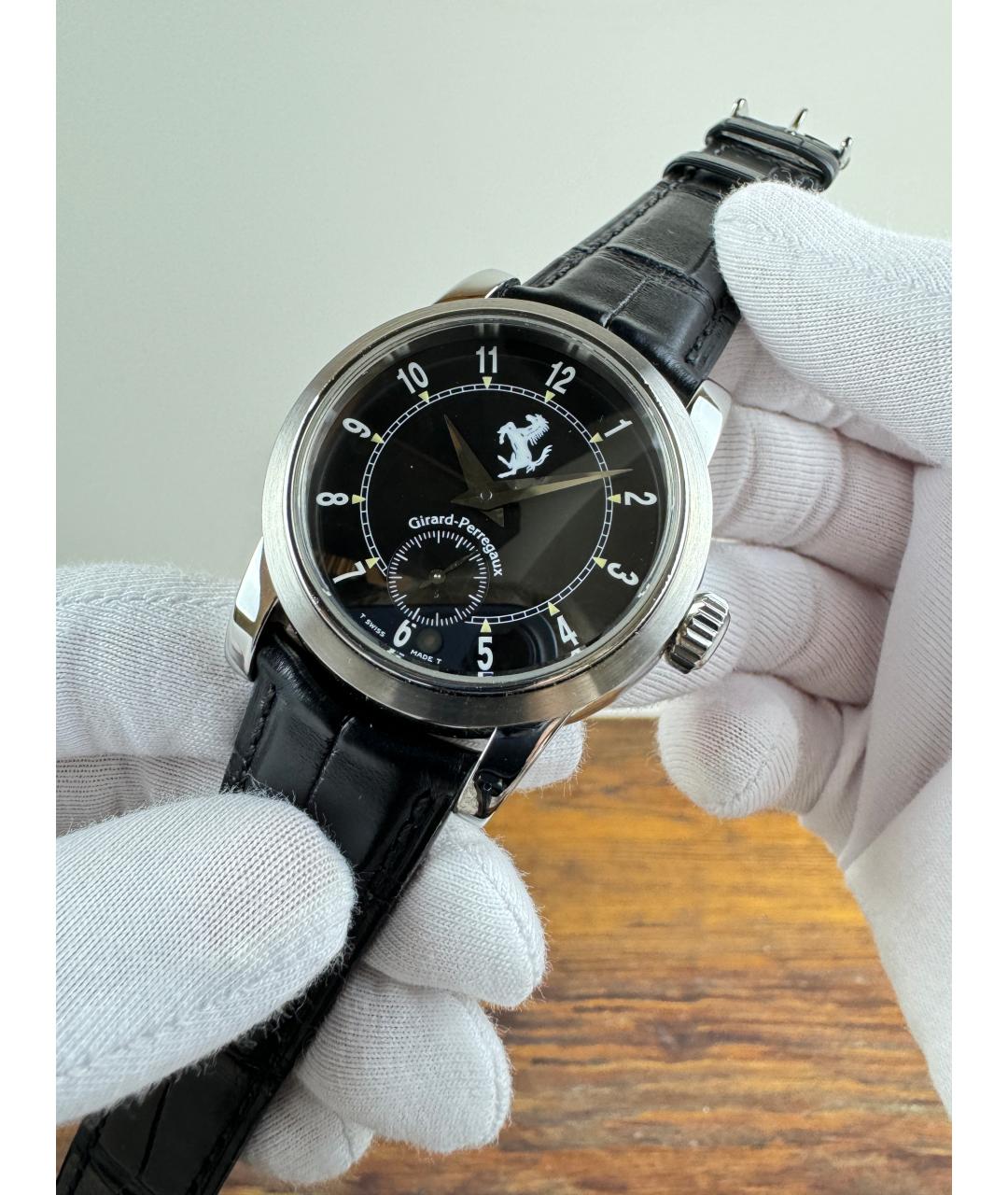 GIRARD PERREGAUX Черные часы, фото 2