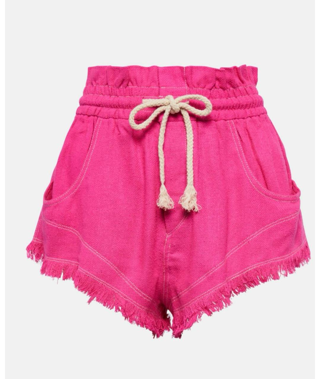ISABEL MARANT Фуксия шелковые шорты, фото 9
