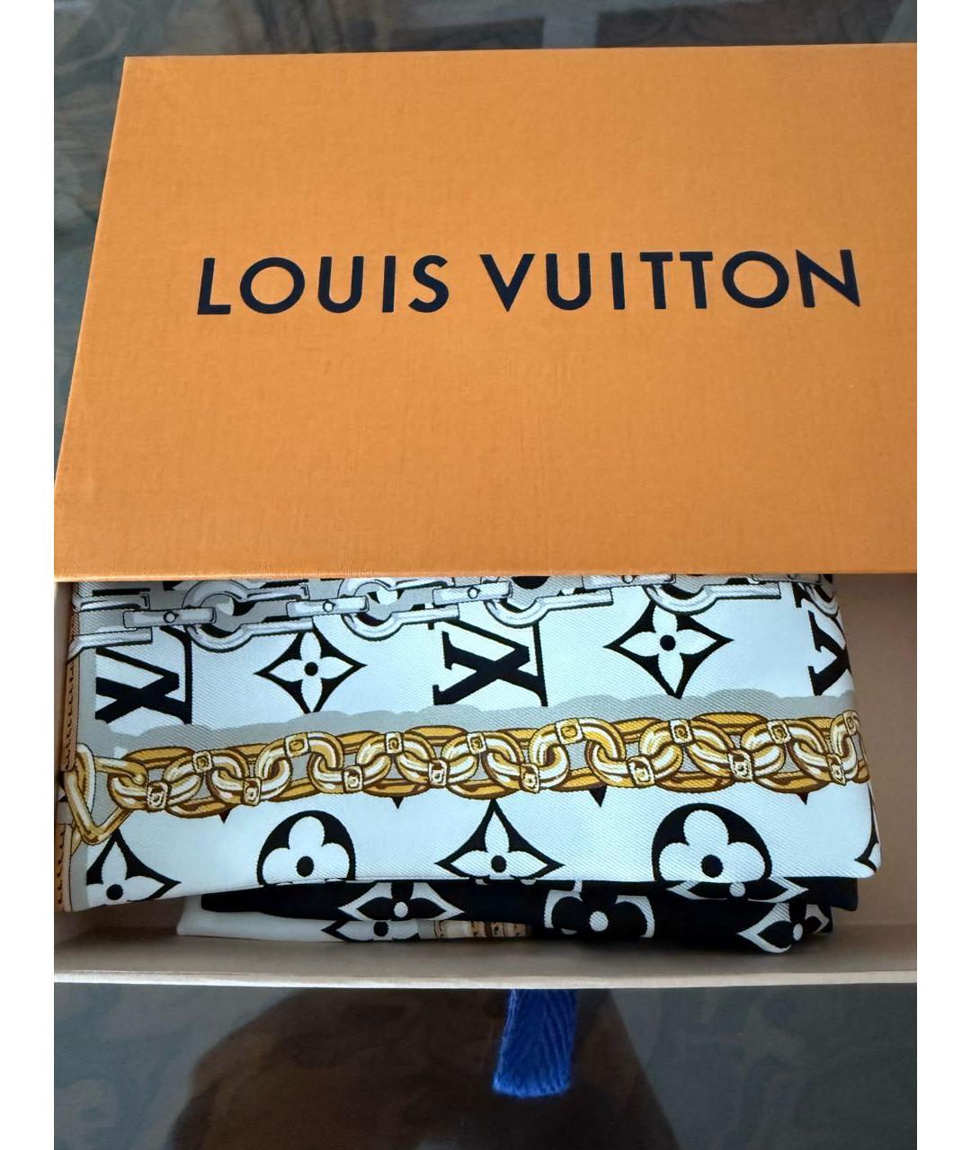 LOUIS VUITTON Мульти шелковый платок, фото 5