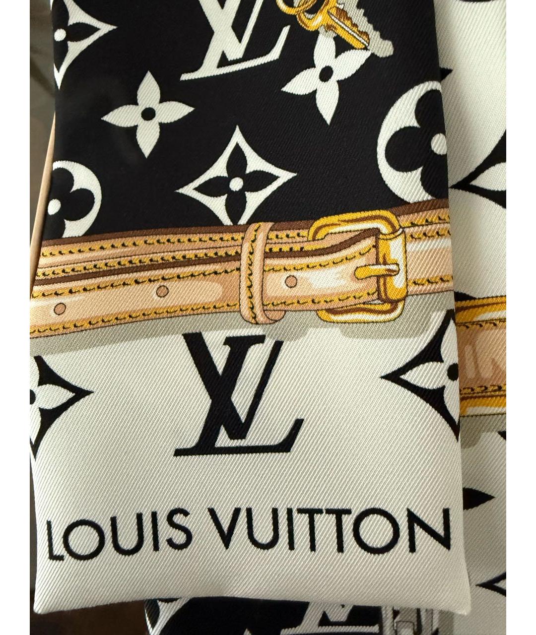 LOUIS VUITTON Мульти шелковый платок, фото 3