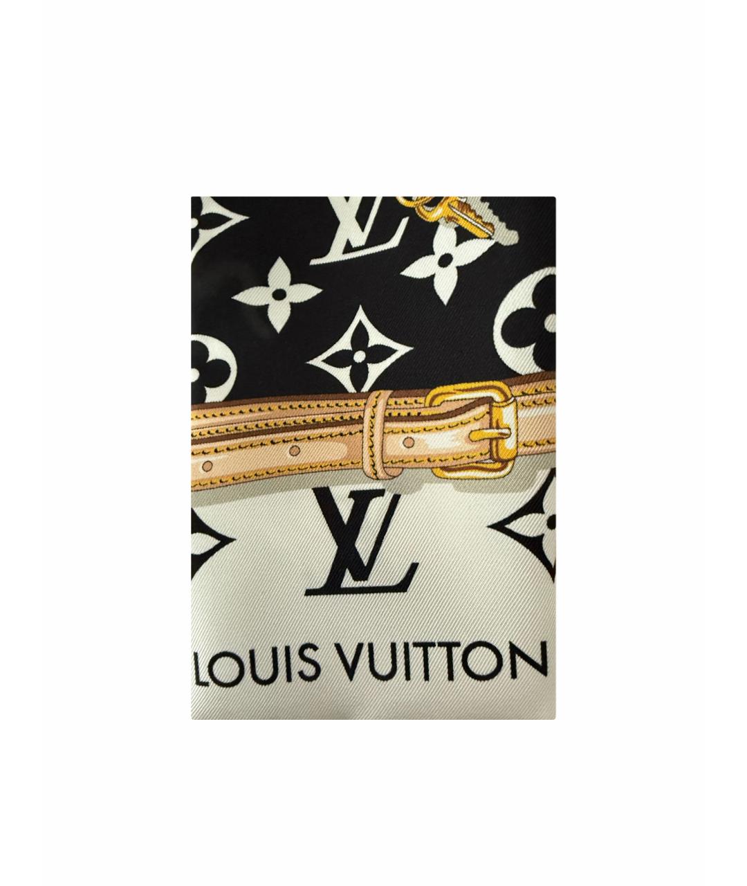 LOUIS VUITTON Мульти шелковый платок, фото 2