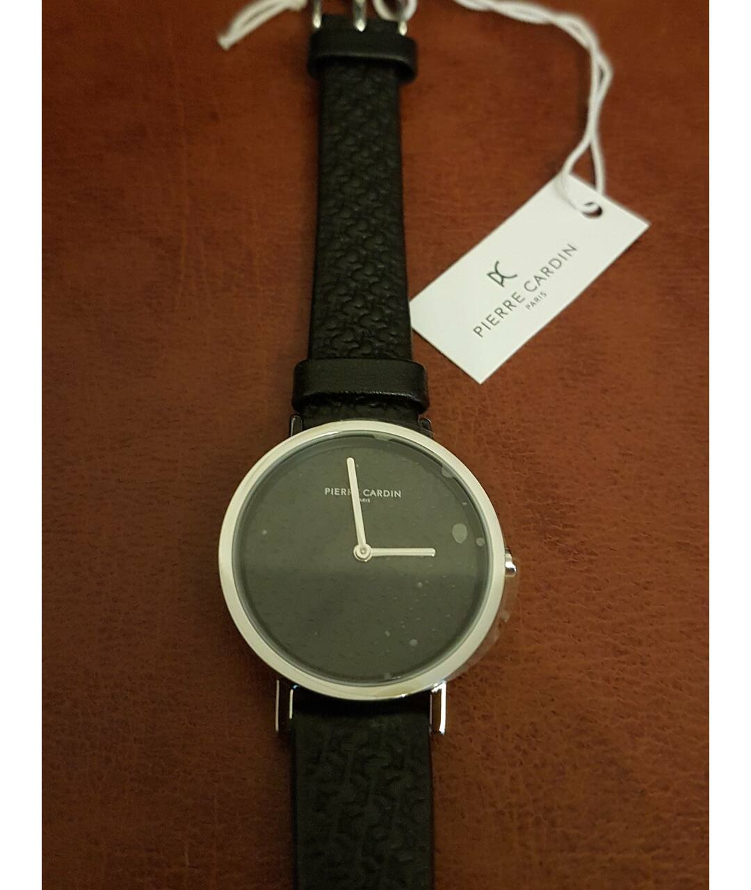 PIERRE CARDIN Черные стальные часы, фото 3