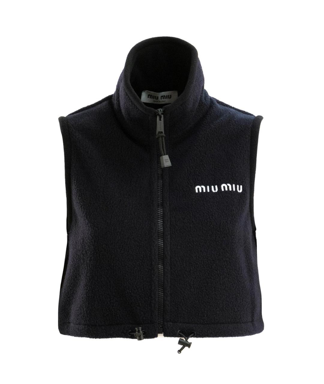 MIU MIU Темно-синий жилет, фото 1