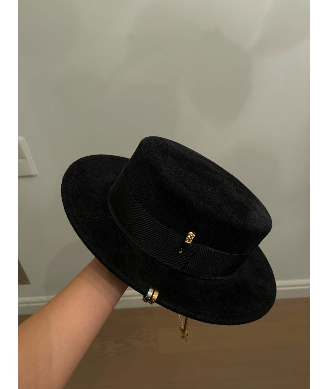 RUSLAN BAGINSKIY Черная шляпа, фото 8