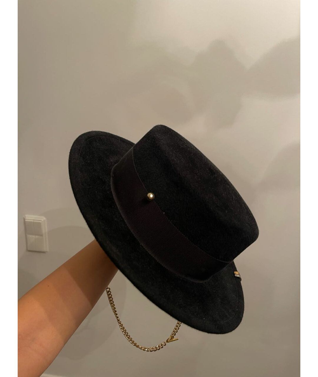RUSLAN BAGINSKIY Черная шляпа, фото 3
