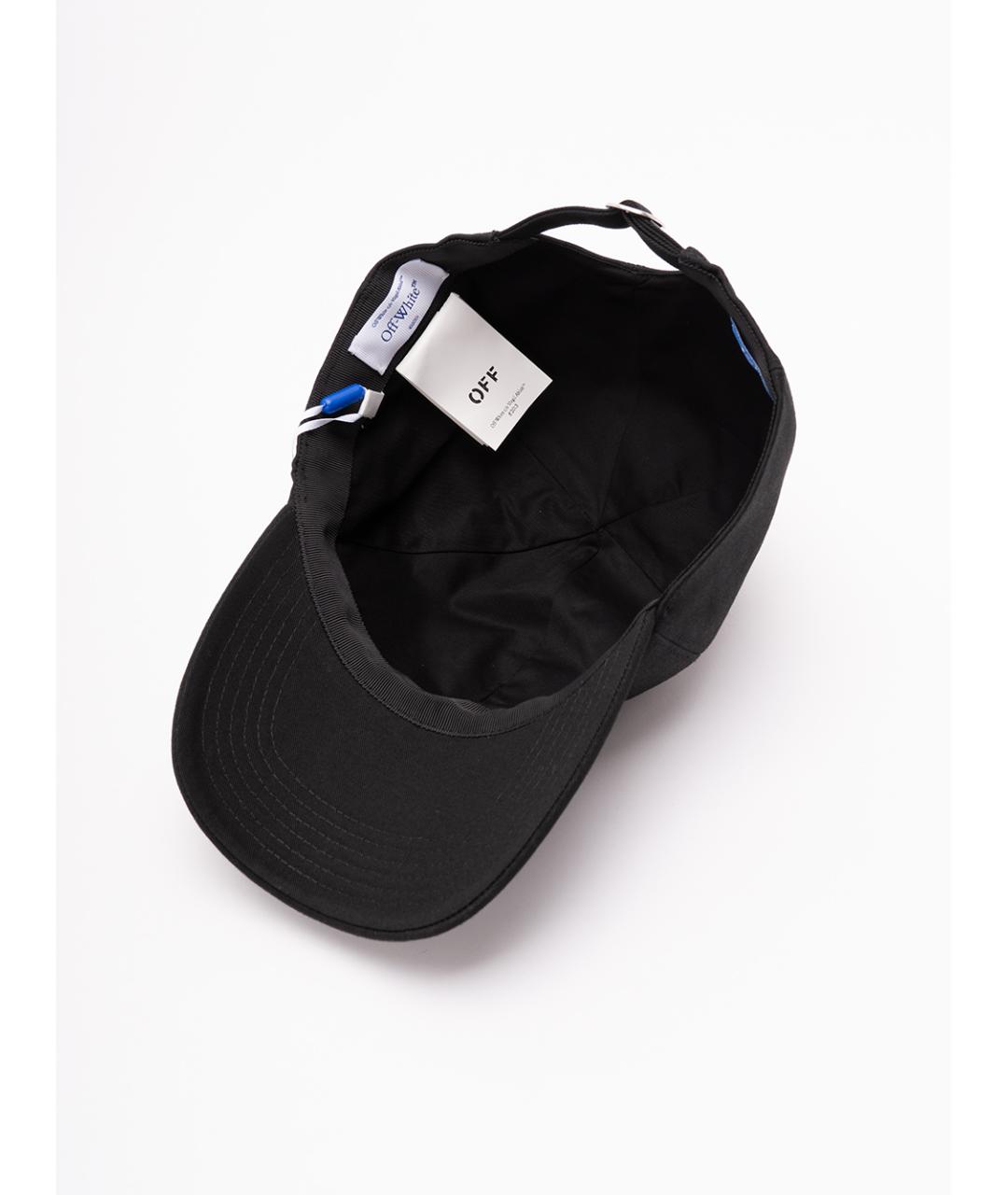 OFF-WHITE Черная хлопковая кепка/бейсболка, фото 4