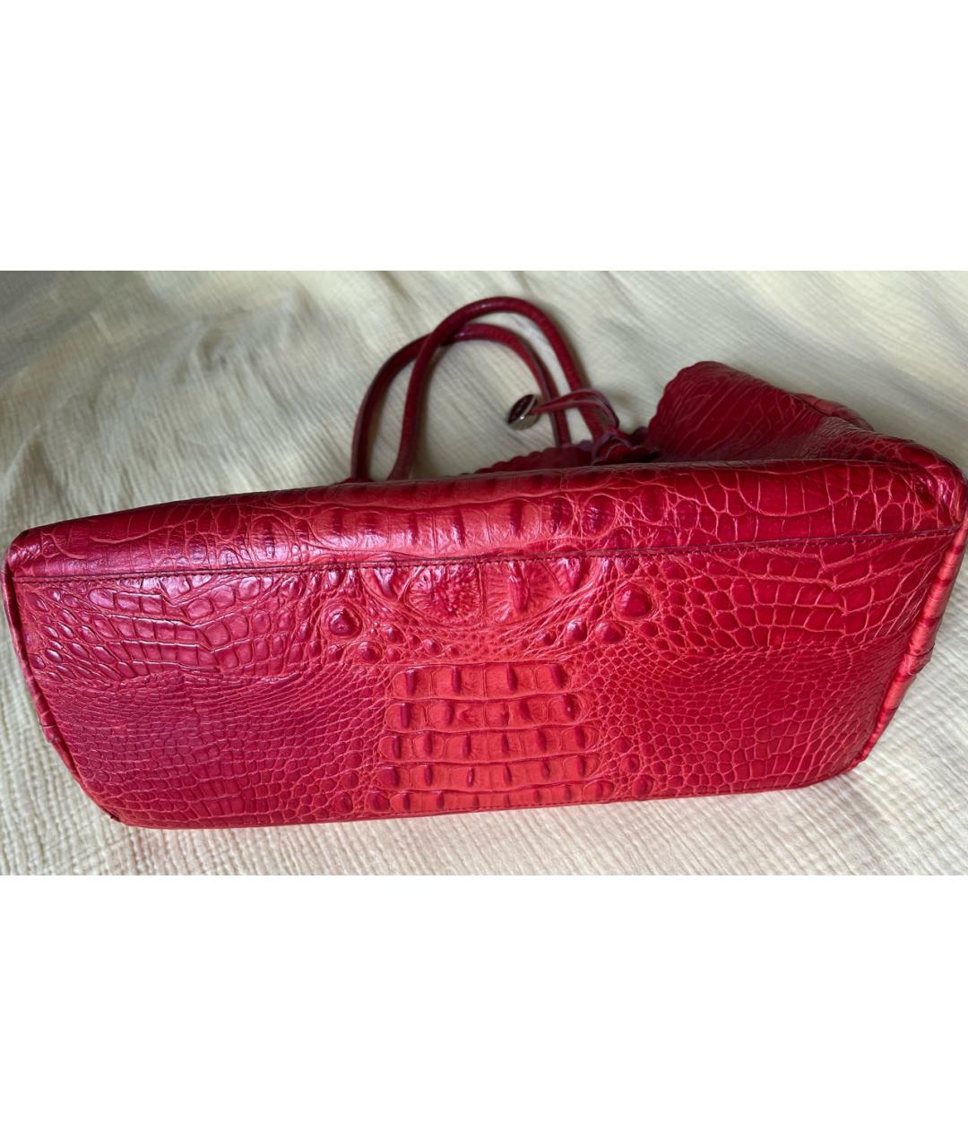 FURLA Красная кожаная сумка тоут, фото 2