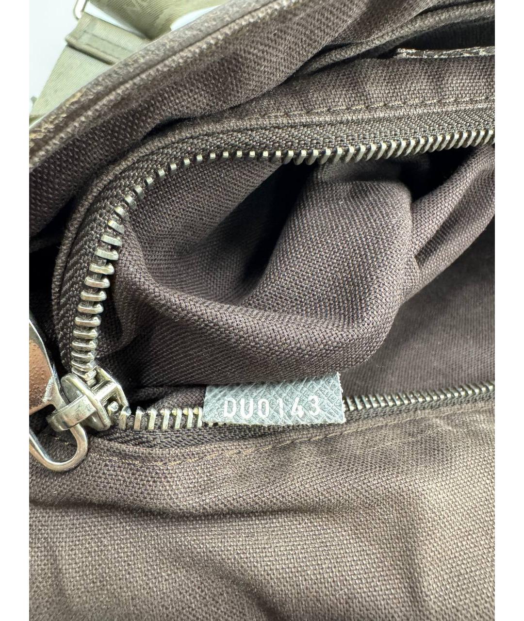 LOUIS VUITTON Зеленая кожаная сумка на плечо, фото 8