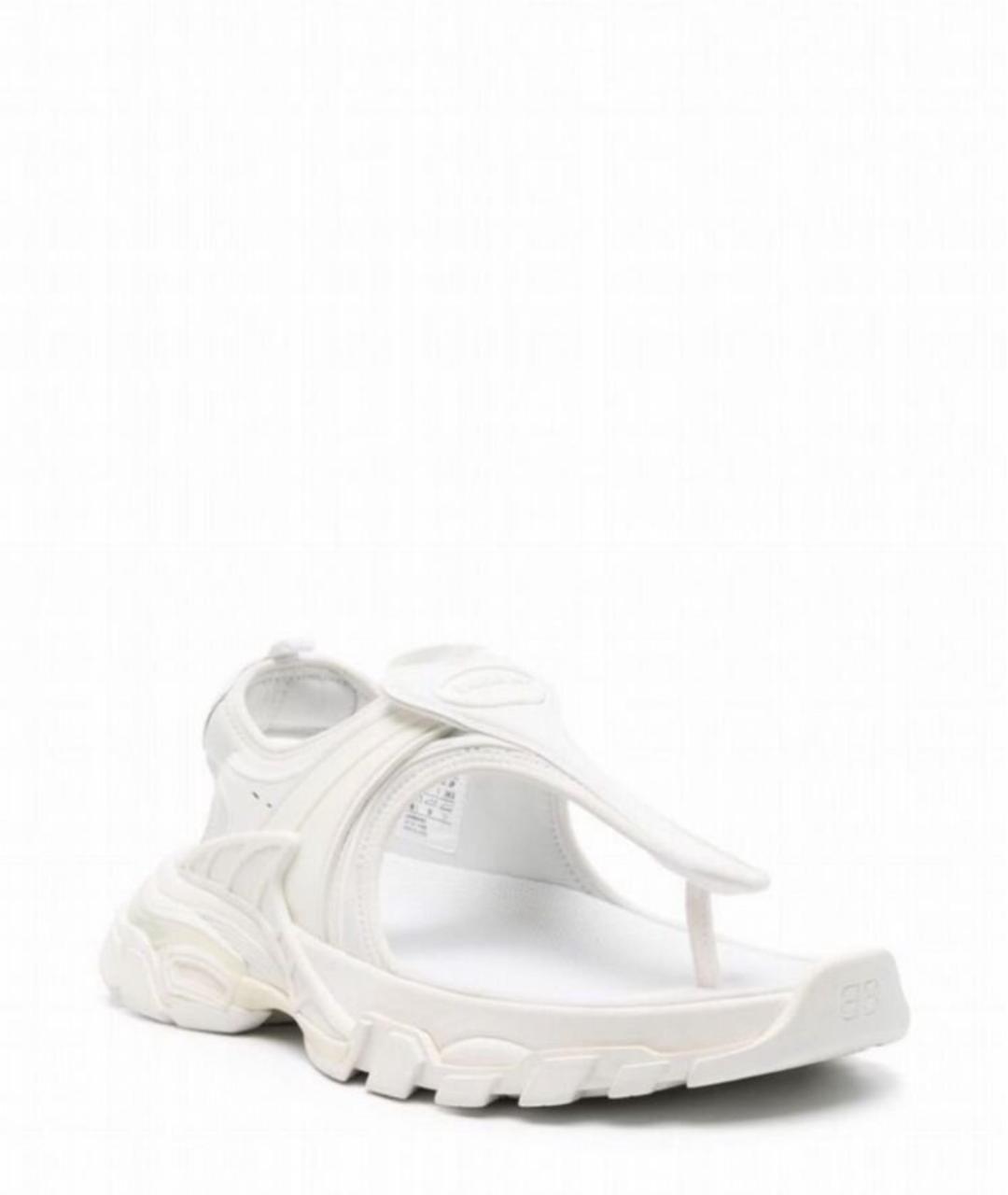 BALENCIAGA Белые сандалии, фото 5