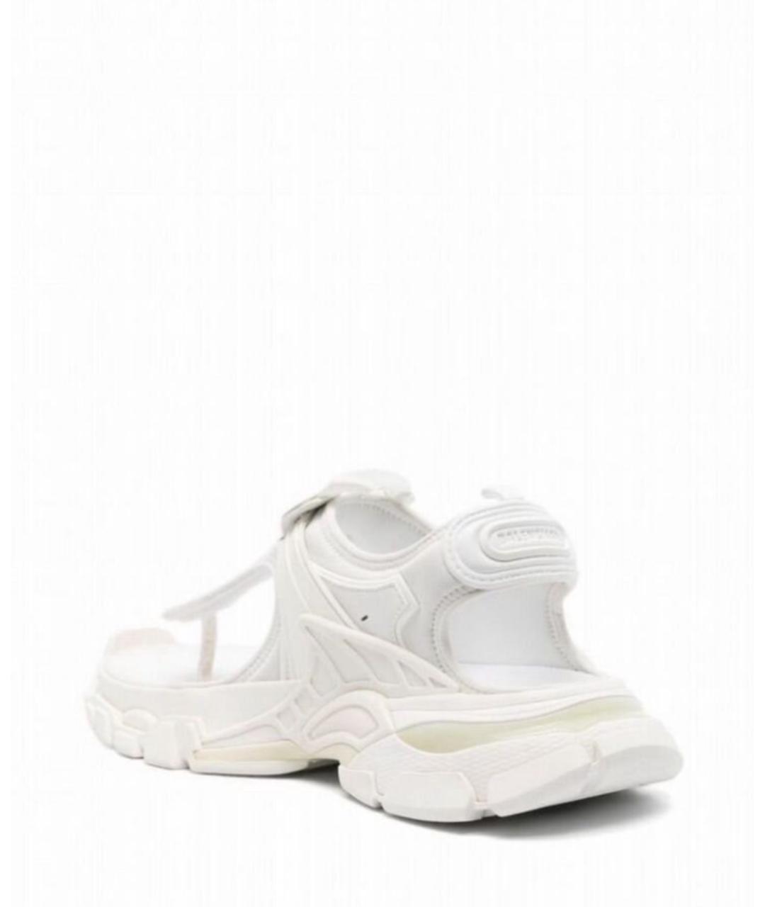 BALENCIAGA Белые сандалии, фото 4