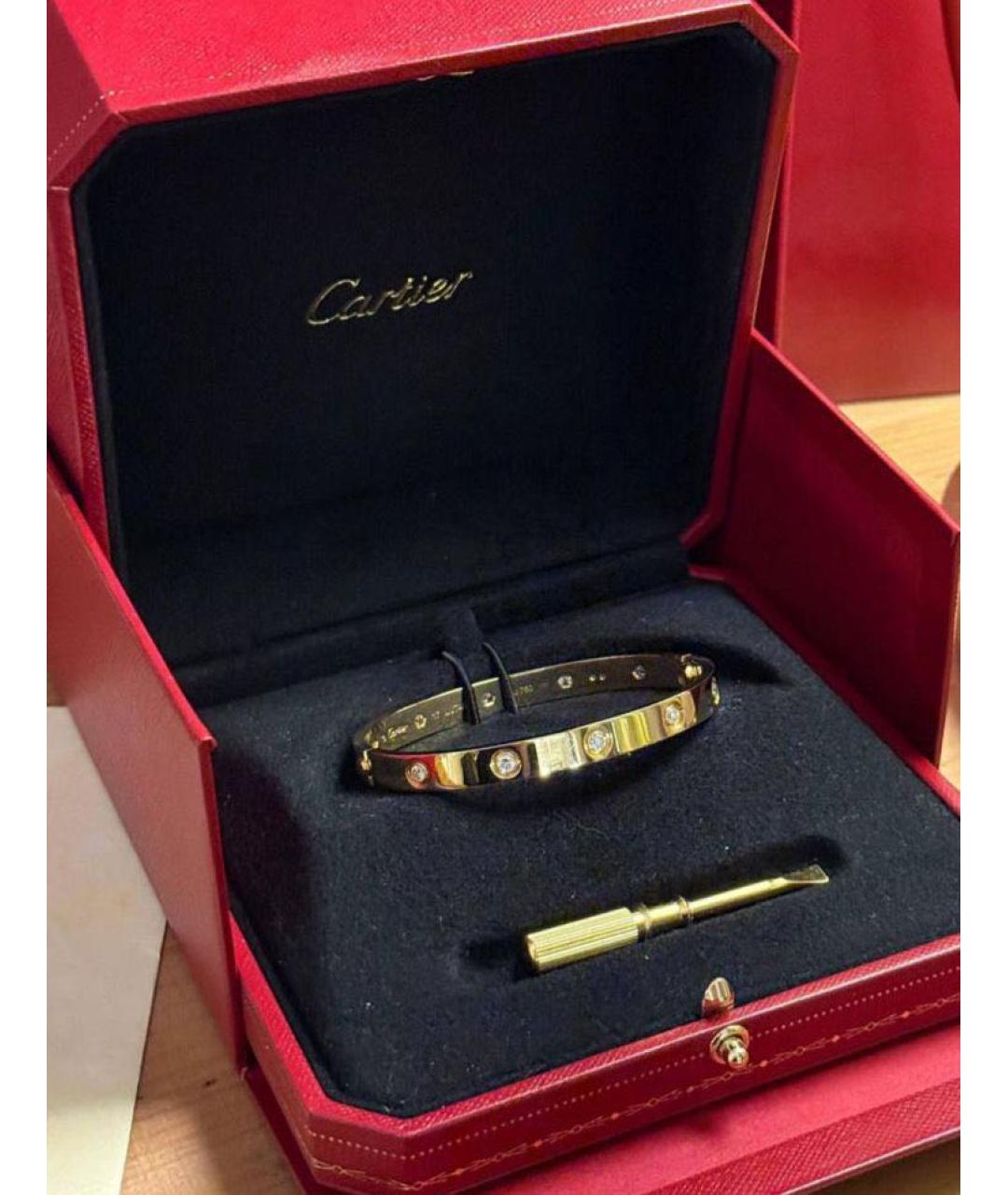 CARTIER Золотой браслет из желтого золота, фото 4