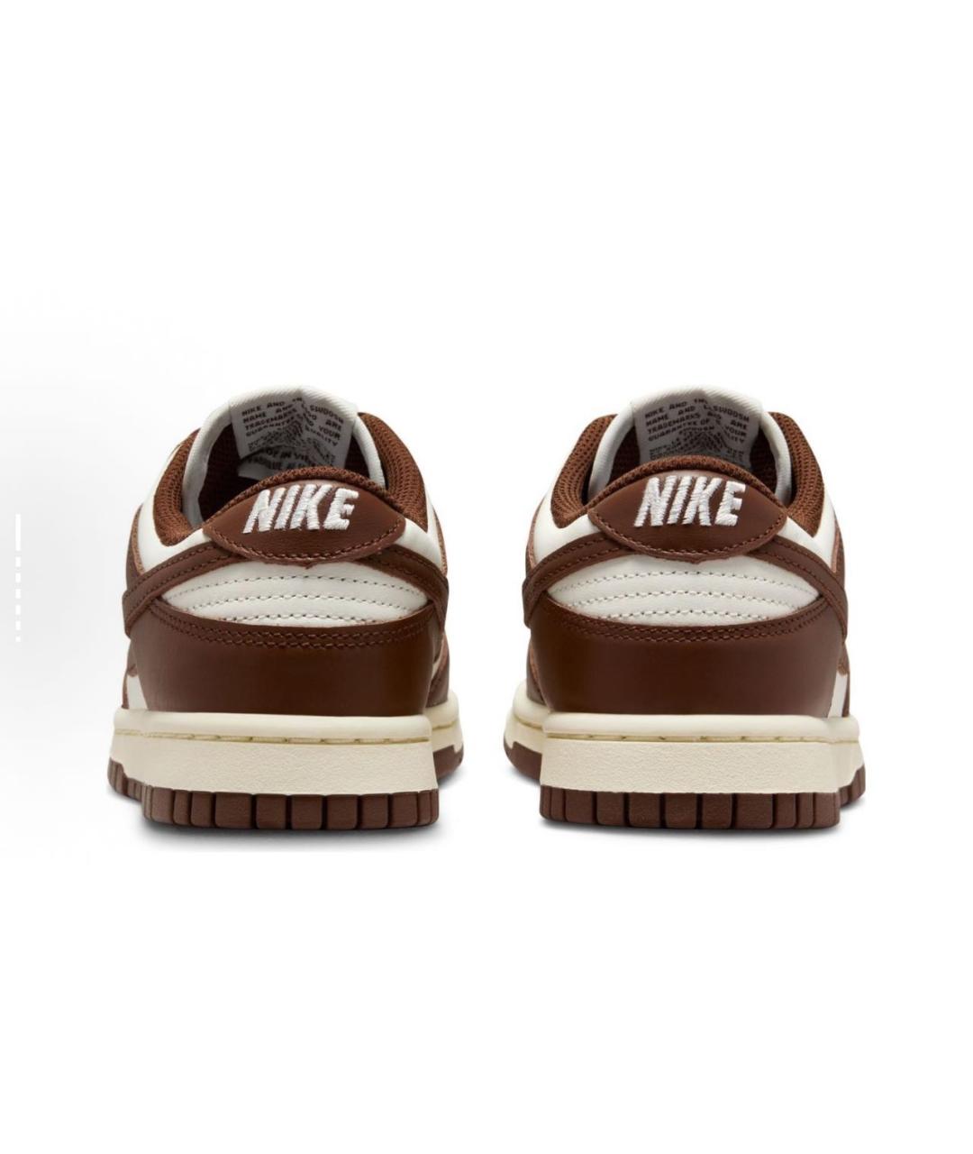 NIKE Коричневые кожаные кеды, фото 4