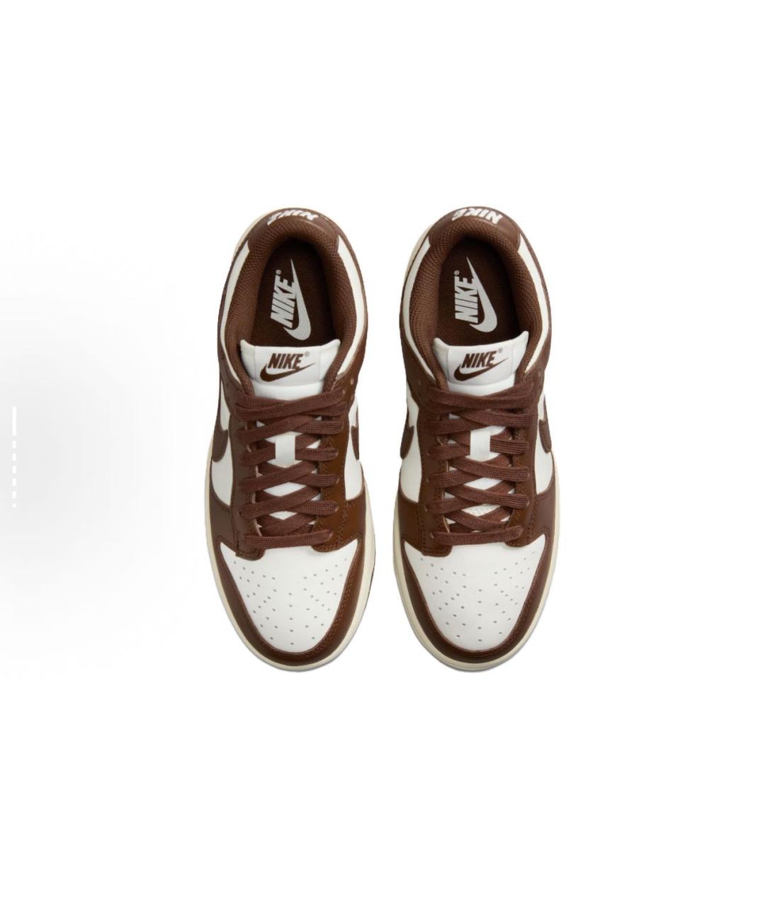 NIKE Коричневые кожаные кеды, фото 3