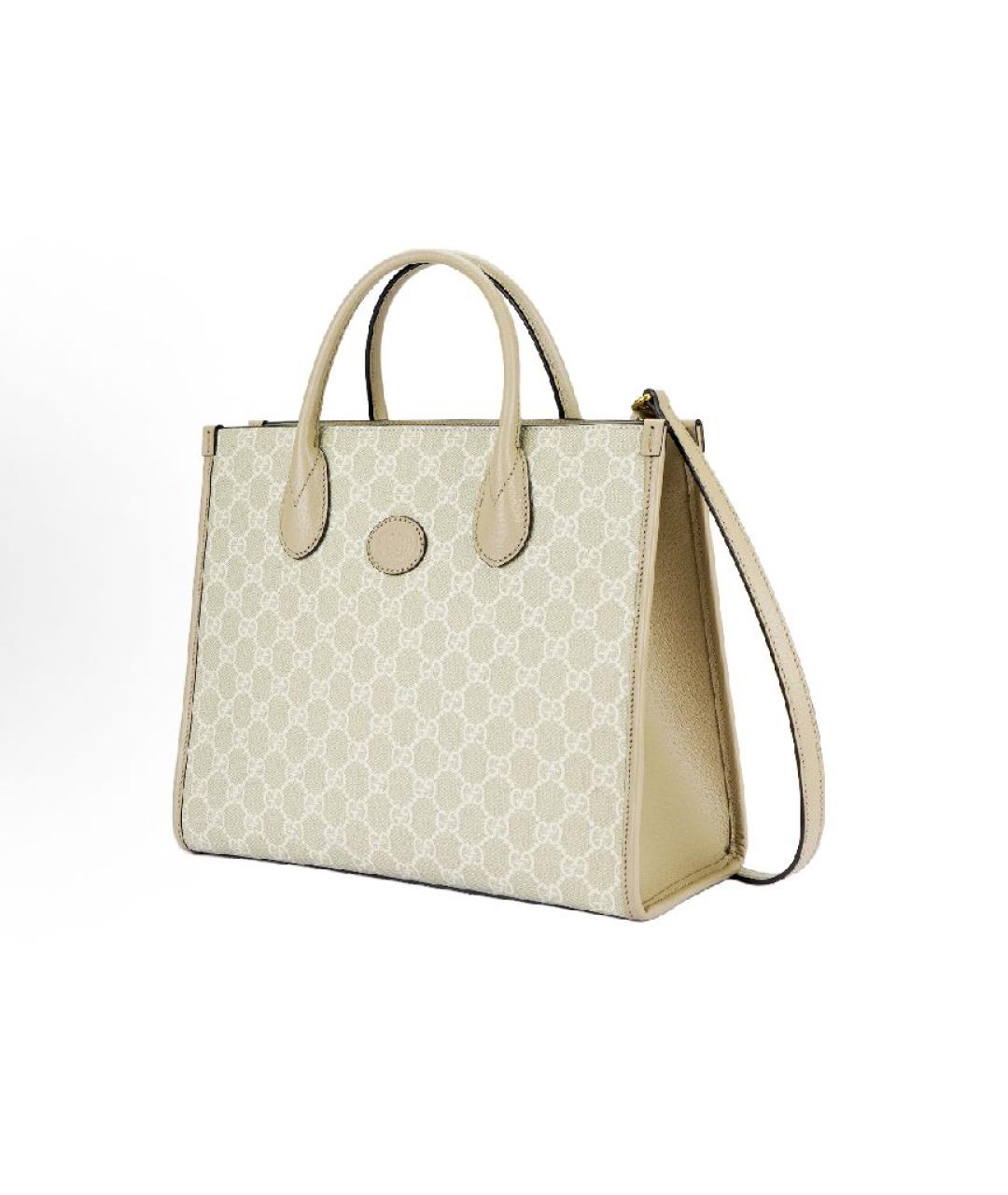 GUCCI Бежевая сумка тоут, фото 2