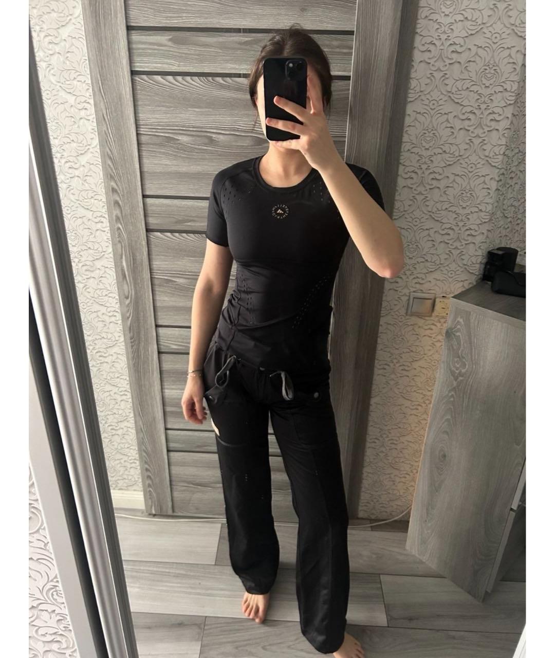 ADIDAS BY STELLA MCCARTNEY Черные полиэстеровые спортивные брюки и шорты, фото 5
