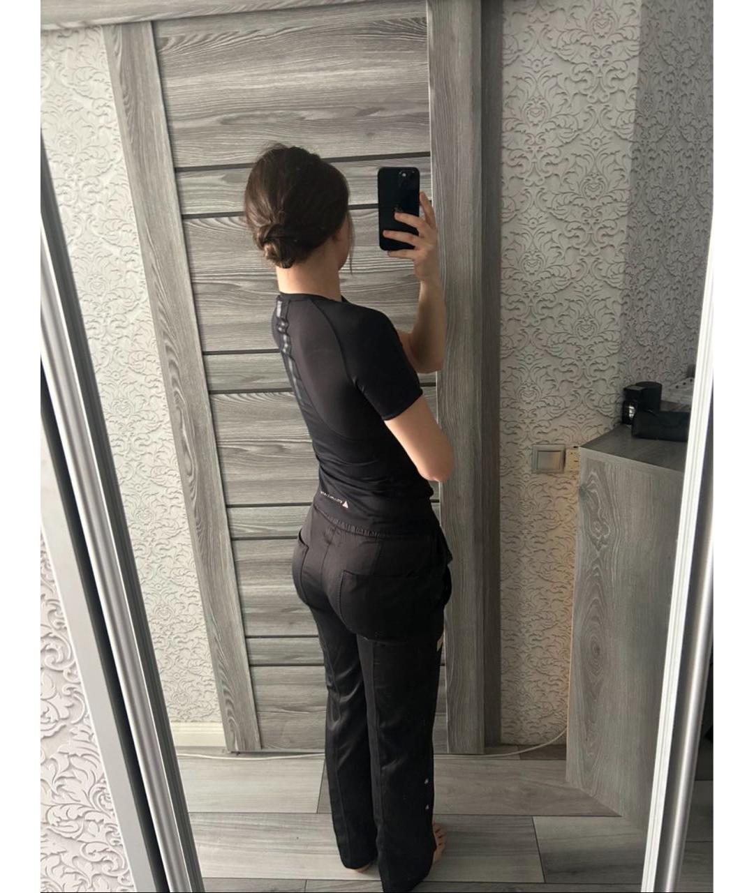 ADIDAS BY STELLA MCCARTNEY Черные полиэстеровые спортивные брюки и шорты, фото 6
