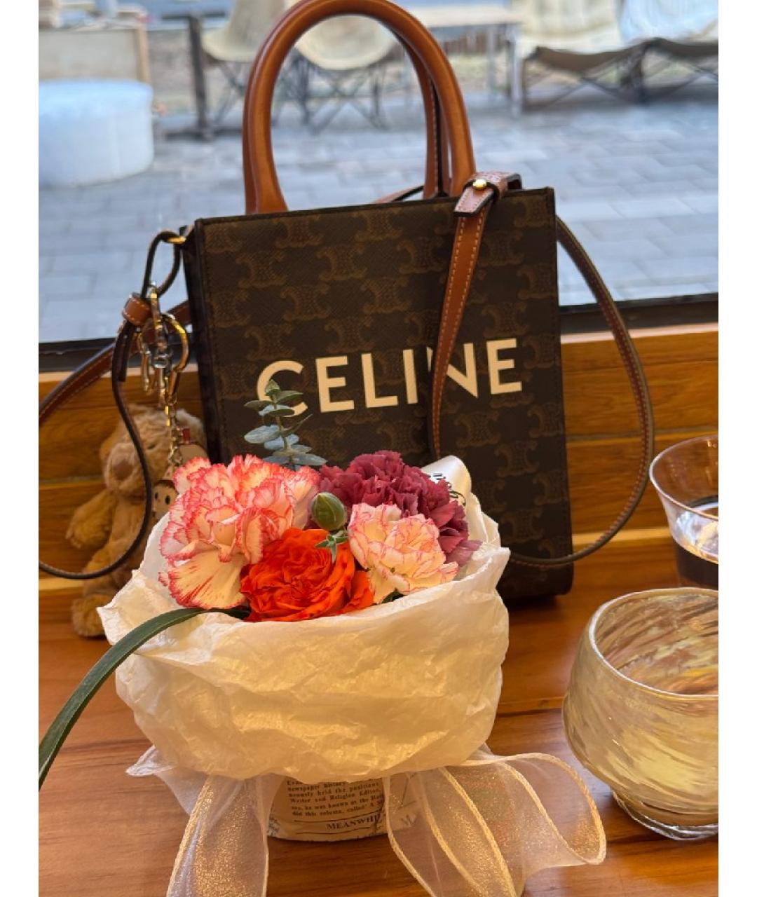 CELINE Сумка с короткими ручками, фото 5