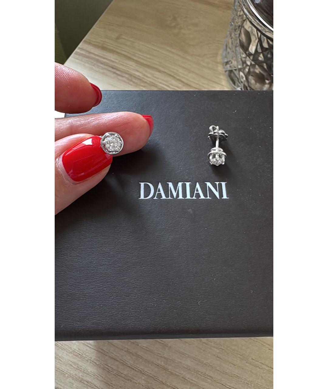 DAMIANI Белые серьги из белого золота, фото 3