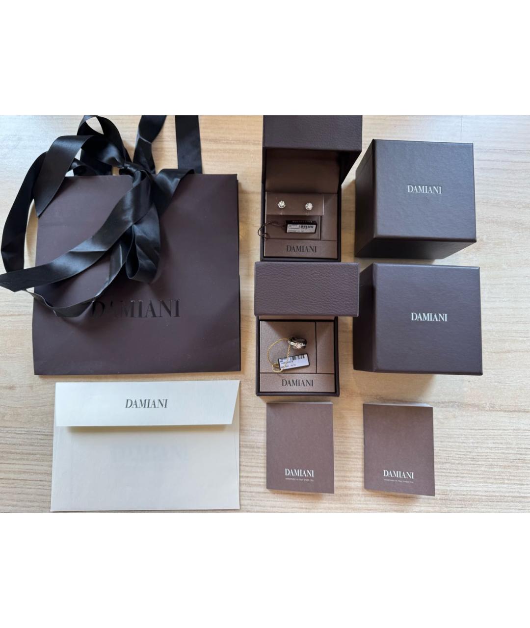 DAMIANI Белые серьги из белого золота, фото 6