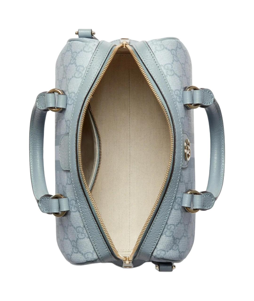 GUCCI Голубая сумка с короткими ручками, фото 5