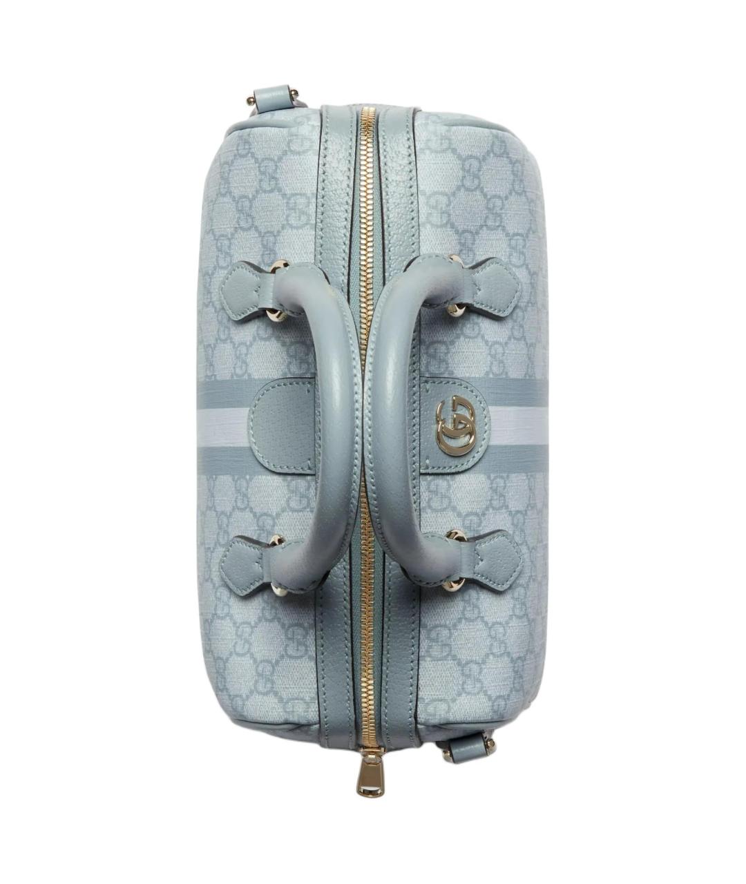 GUCCI Голубая сумка с короткими ручками, фото 4