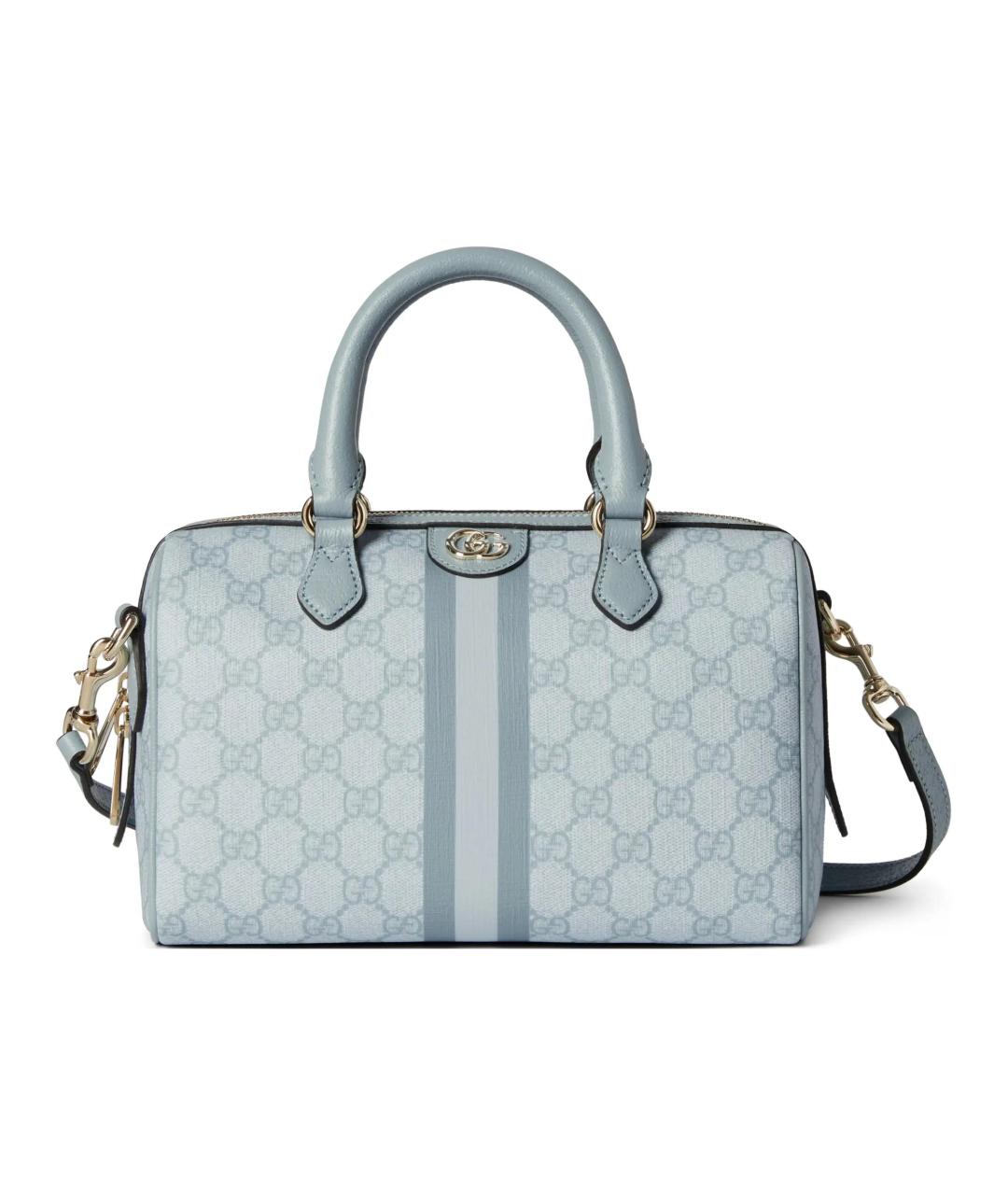 GUCCI Голубая сумка с короткими ручками, фото 1