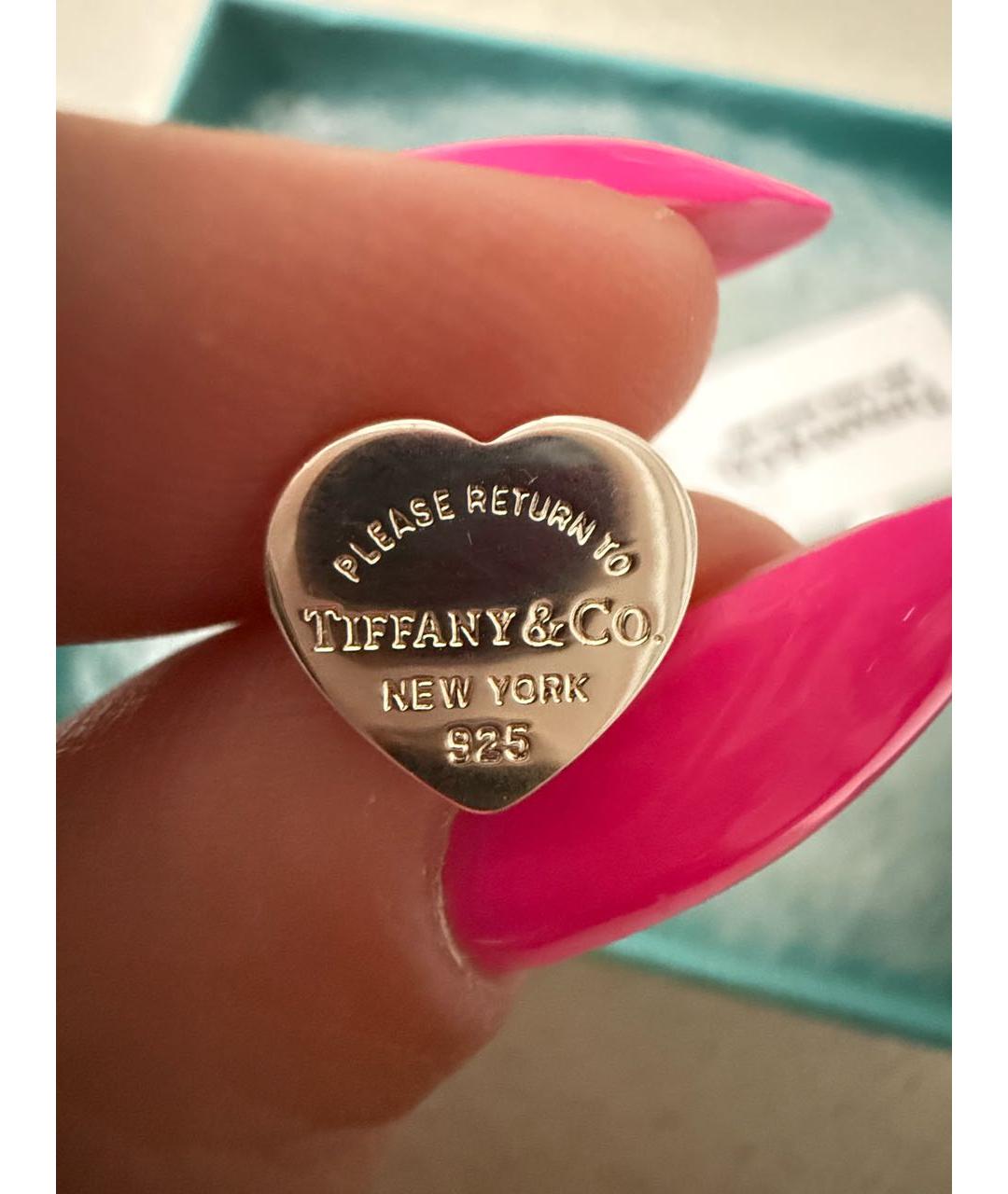 TIFFANY&CO Серебряные серебряные серьги, фото 5